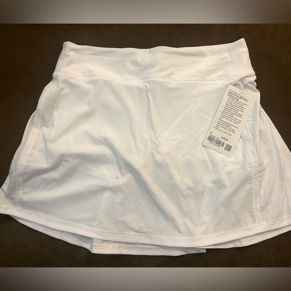 Lululemon Pace Rival Skirt size 8 extra long NWT